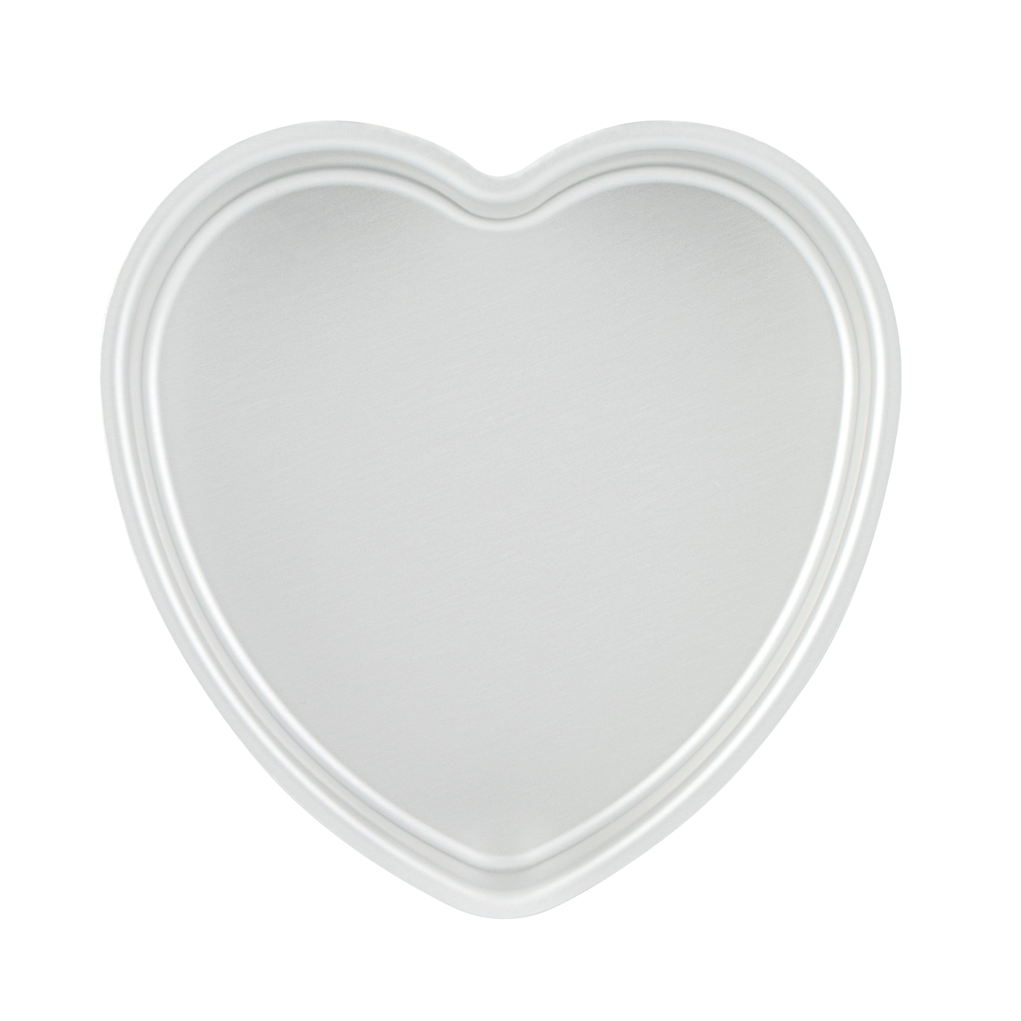 Met Lux Heart Aluminum Cake Pan - 6" x 6" x 2" - 1 count box