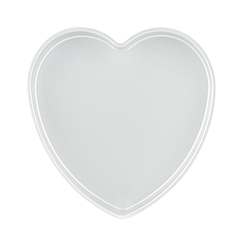 Met Lux Heart Aluminum Cake Pan - 10" x 10" x 2" - 1 count box