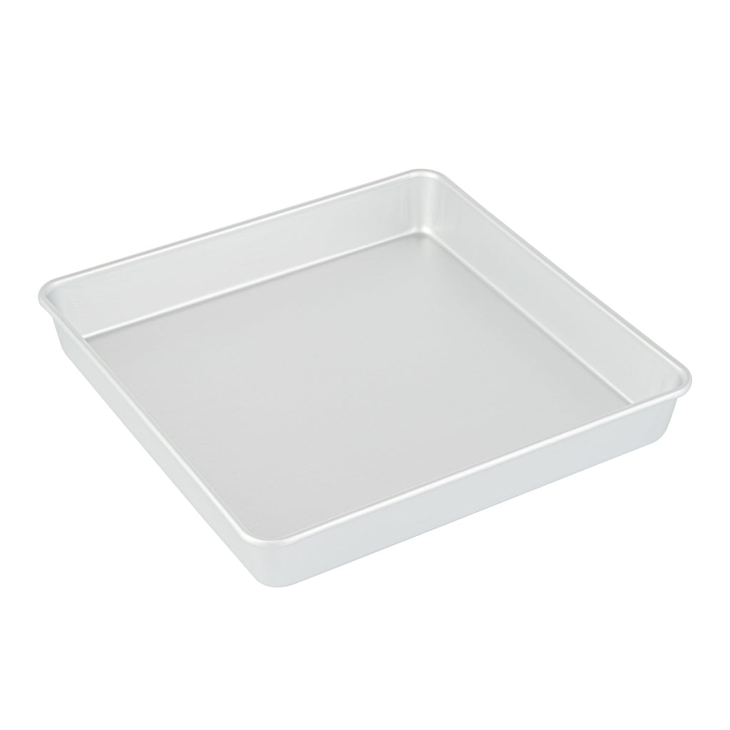 Met Lux Square Aluminum Cake Pan - 12" x 12" x 2" - 1 count box