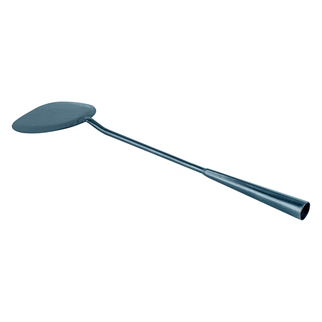 Motomori Blue Carbon Steel Wok Spatula - Pre-seasoned - 15 1/2'' - 10 count box