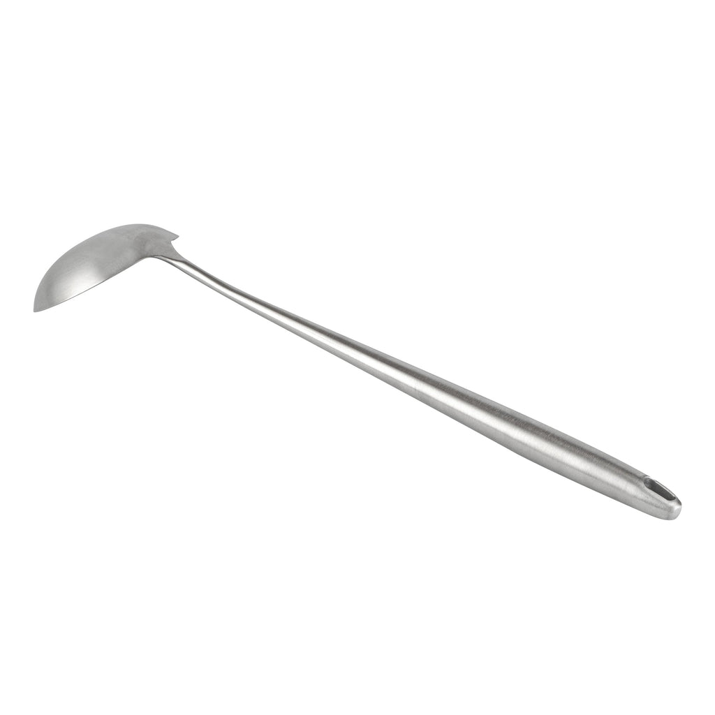Motomori Stainless Steel Wok Ladle - 17'' - 1 count box