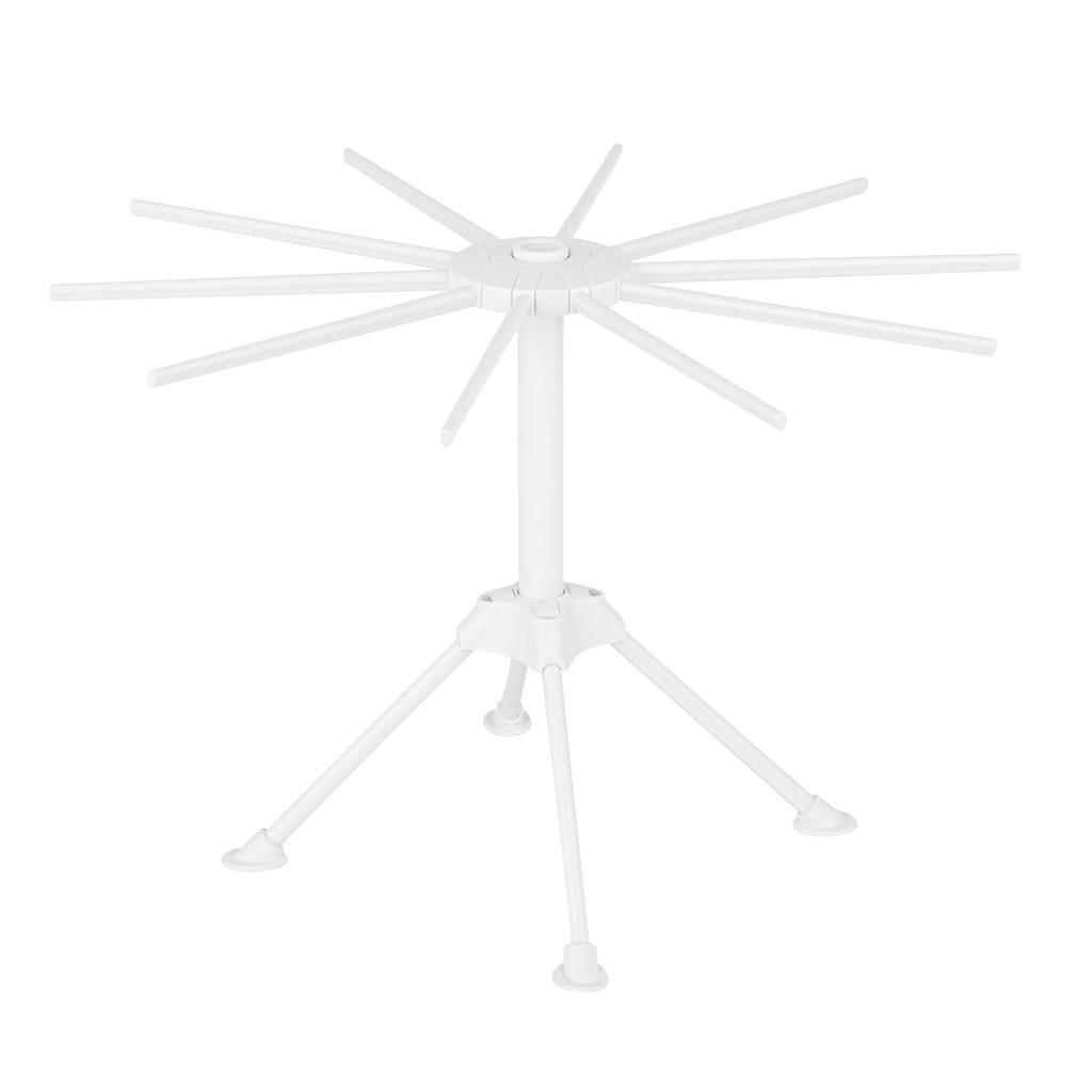 Met Lux 10 lb White Plastic Pasta Drying Rack - with 10 arms, Collapsible - 11" - 1 count box