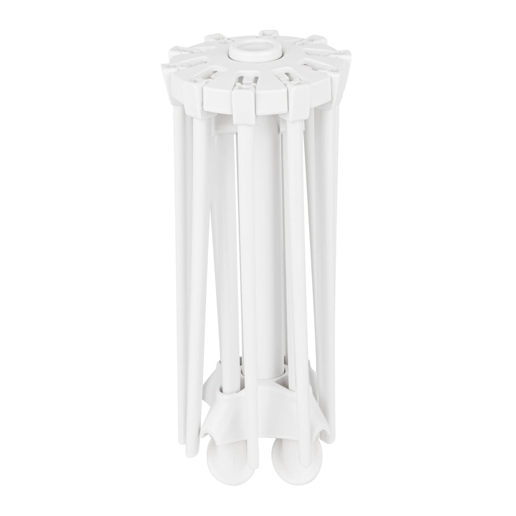 Met Lux 10 lb White Plastic Pasta Drying Rack - with 10 arms, Collapsible - 11" - 1 count box
