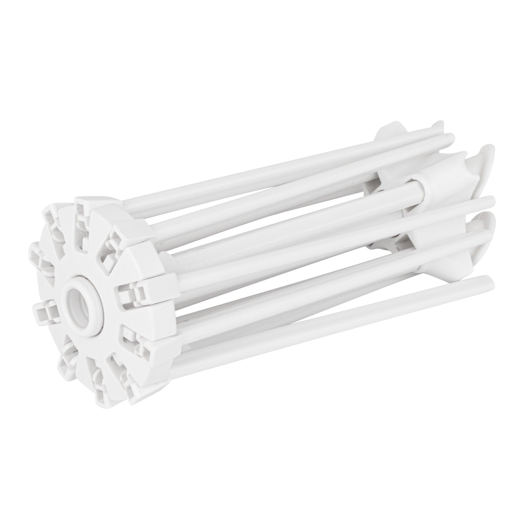 Met Lux 10 lb White Plastic Pasta Drying Rack - with 10 arms, Collapsible - 11" - 1 count box