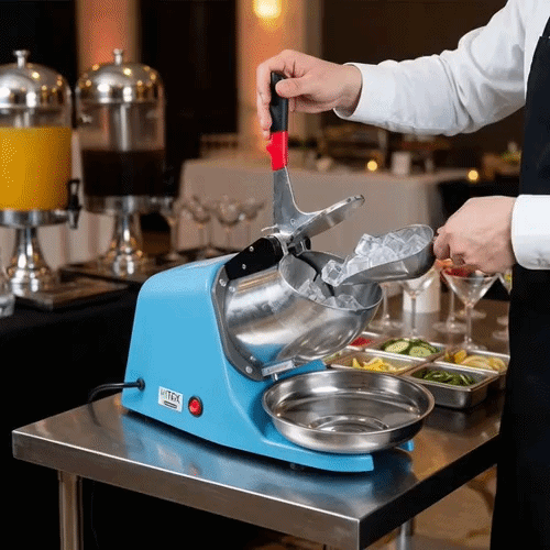 Hi Tek Blue Countertop Ice Crusher - 110V, 350W - 1 count box