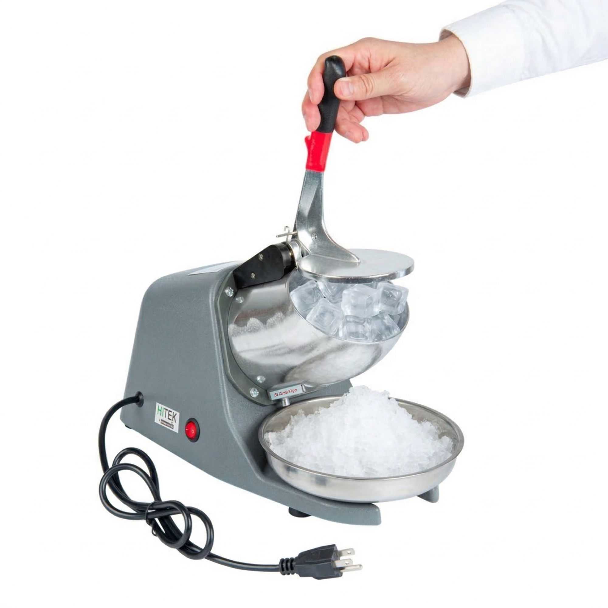Hi Tek Gray Countertop Ice Crusher - 110V, 350W - 1 count box