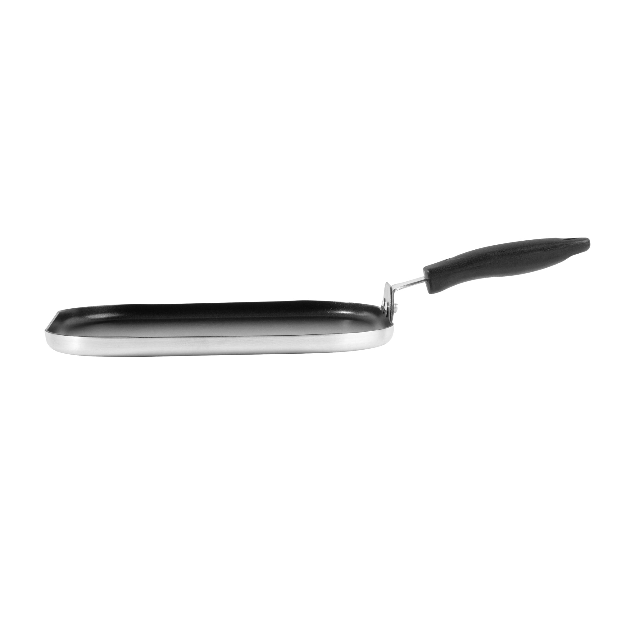 Met Lux Square Aluminum Griddle - Non-Stick, with Bakelite Handles - 11" - 1 count box