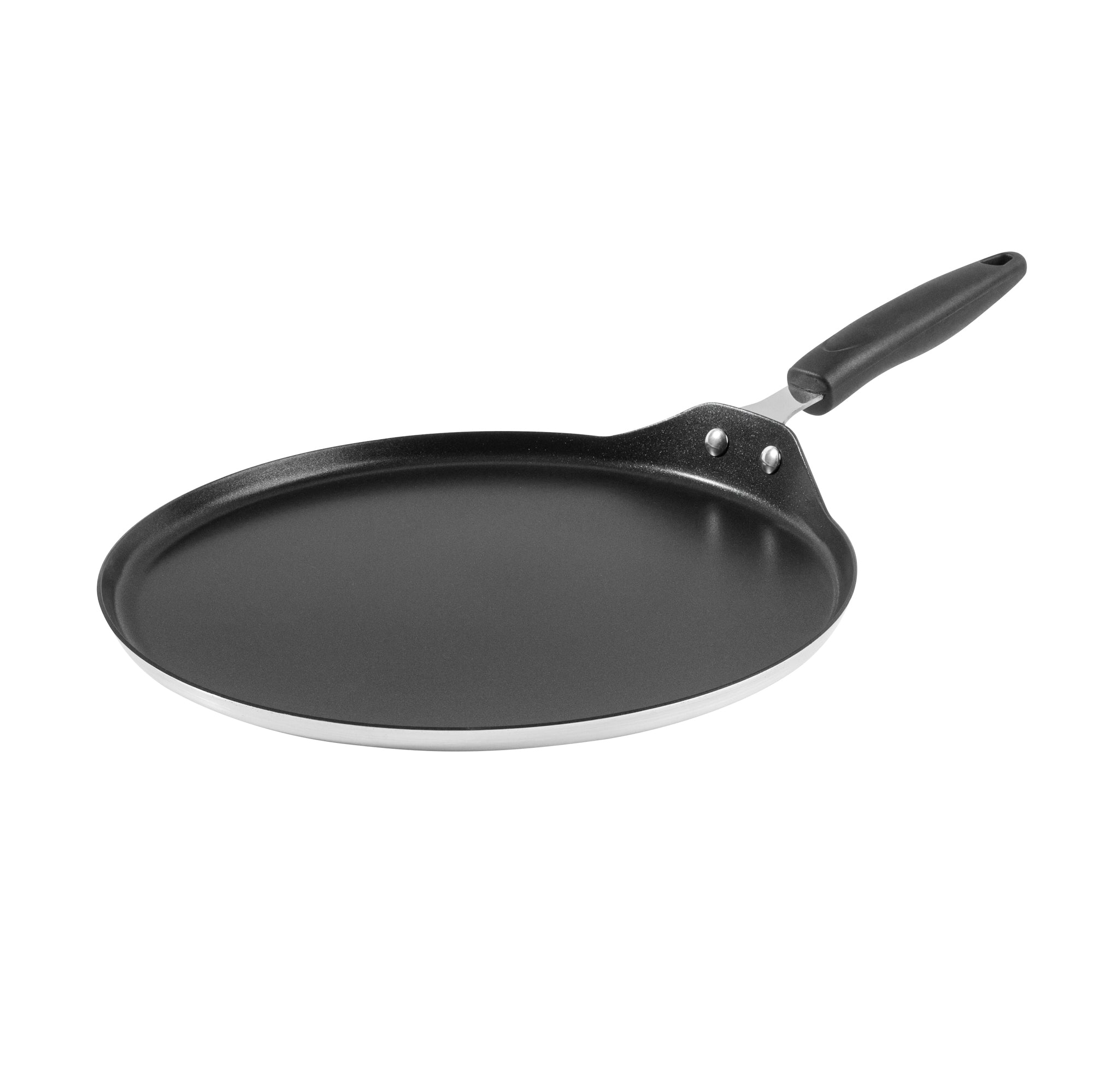 Met Lux Round Aluminum Griddle - Non-Stick, with Bakelite Handles - 12" - 1 count box