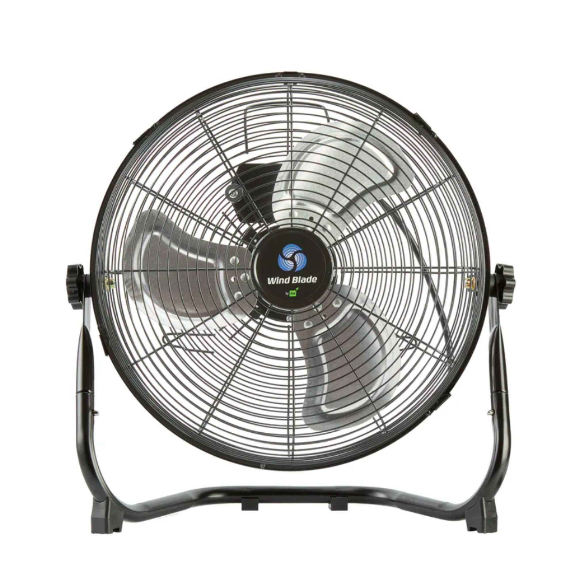 Wind Blade 3-Speed Industrial Floor Fan - Tilt Head, 1/13 HP, 2,450 CFM - 14" - 1 count box