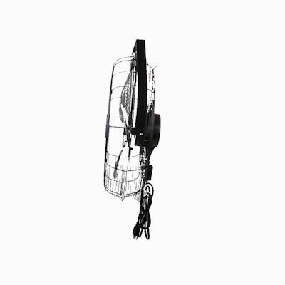 Wind Blade 3-Speed Industrial Wall-Mount Fan - Tilt Head, 1/6 HP, 4,650 CFM - 20" - 1 count box