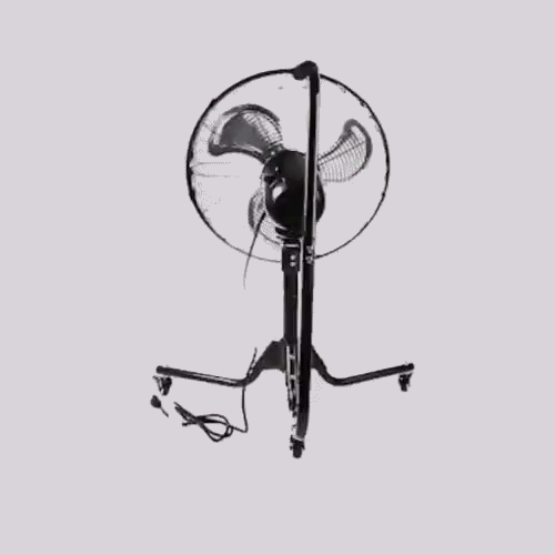 Wind Blade 3-Speed Portable Industrial Floor Fan - Tilt Head, 1/7 HP, 3,900 CFM - 18" - 1 count box