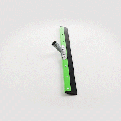 Clean Tek Professional Green Steel Heavy-Duty Floor Squeegee - 24" - 1 count box