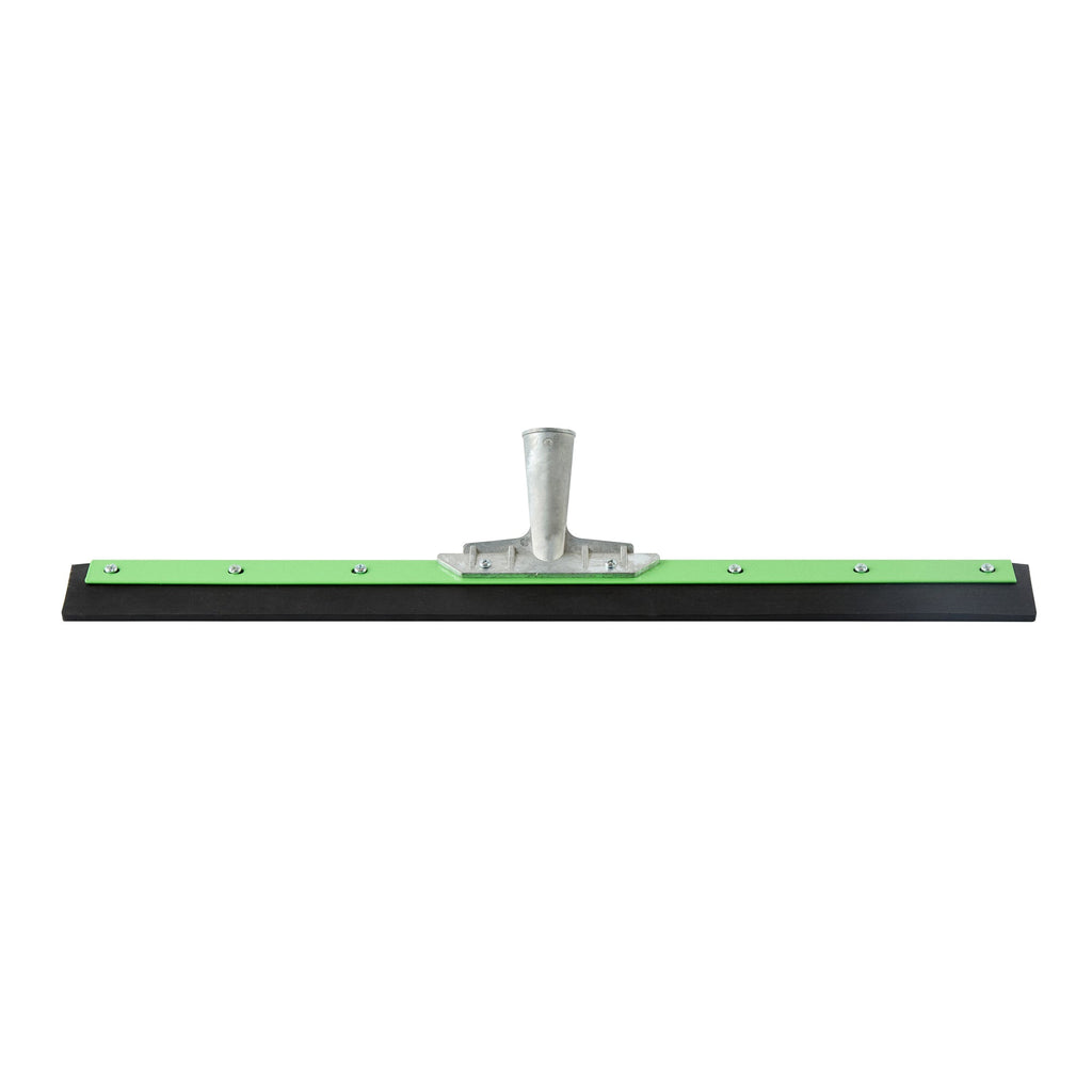 Clean Tek Professional Green Steel Heavy-Duty Floor Squeegee - 24" - 1 count box