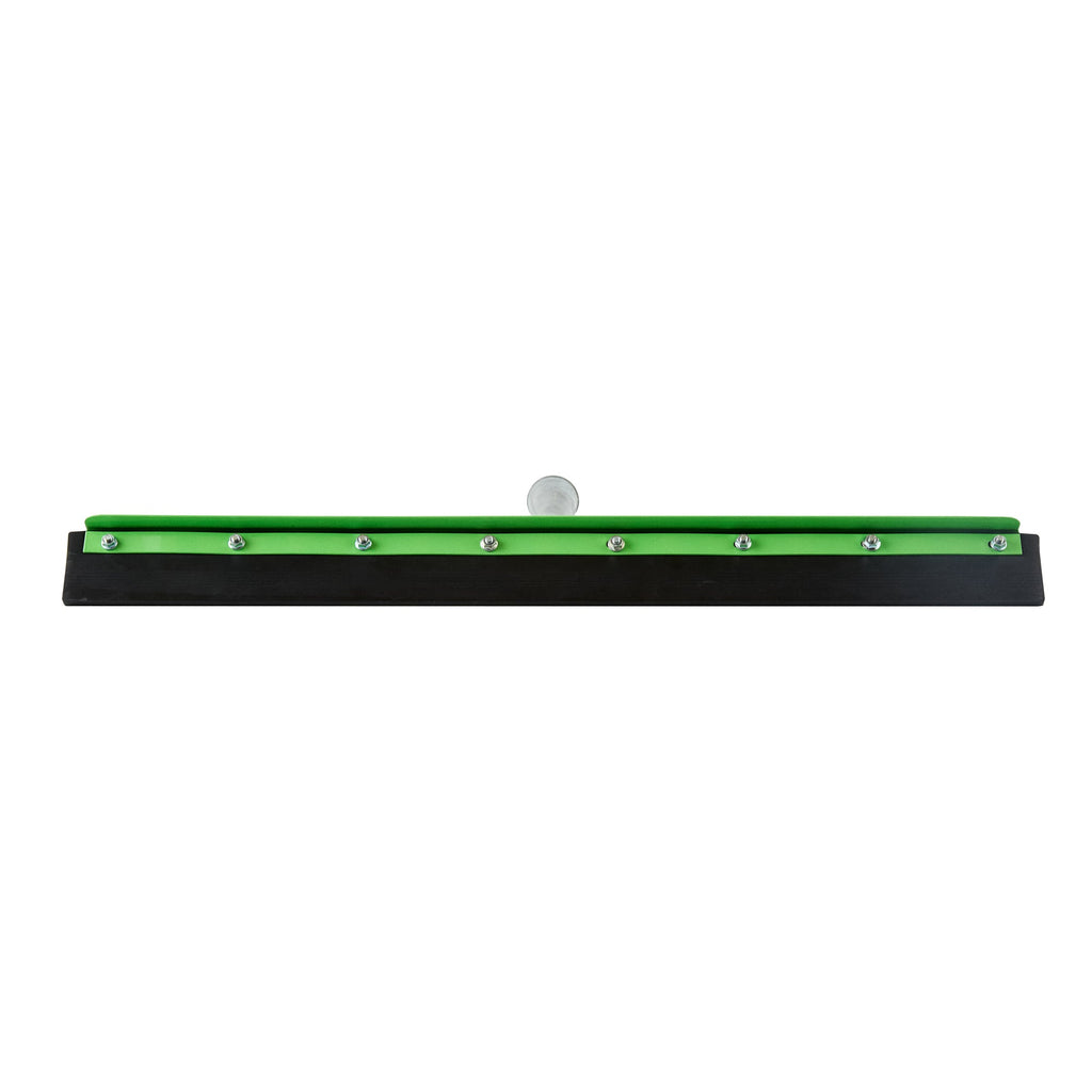 Clean Tek Professional Green Steel Heavy-Duty Floor Squeegee - 24" - 1 count box