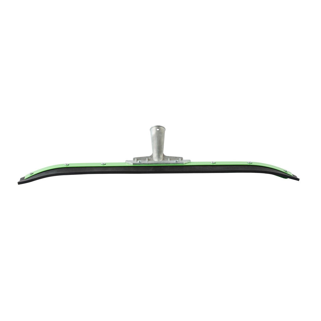 Clean Tek Professional Green Steel Heavy-Duty Floor Squeegee - Curved - 24" - 1 count box