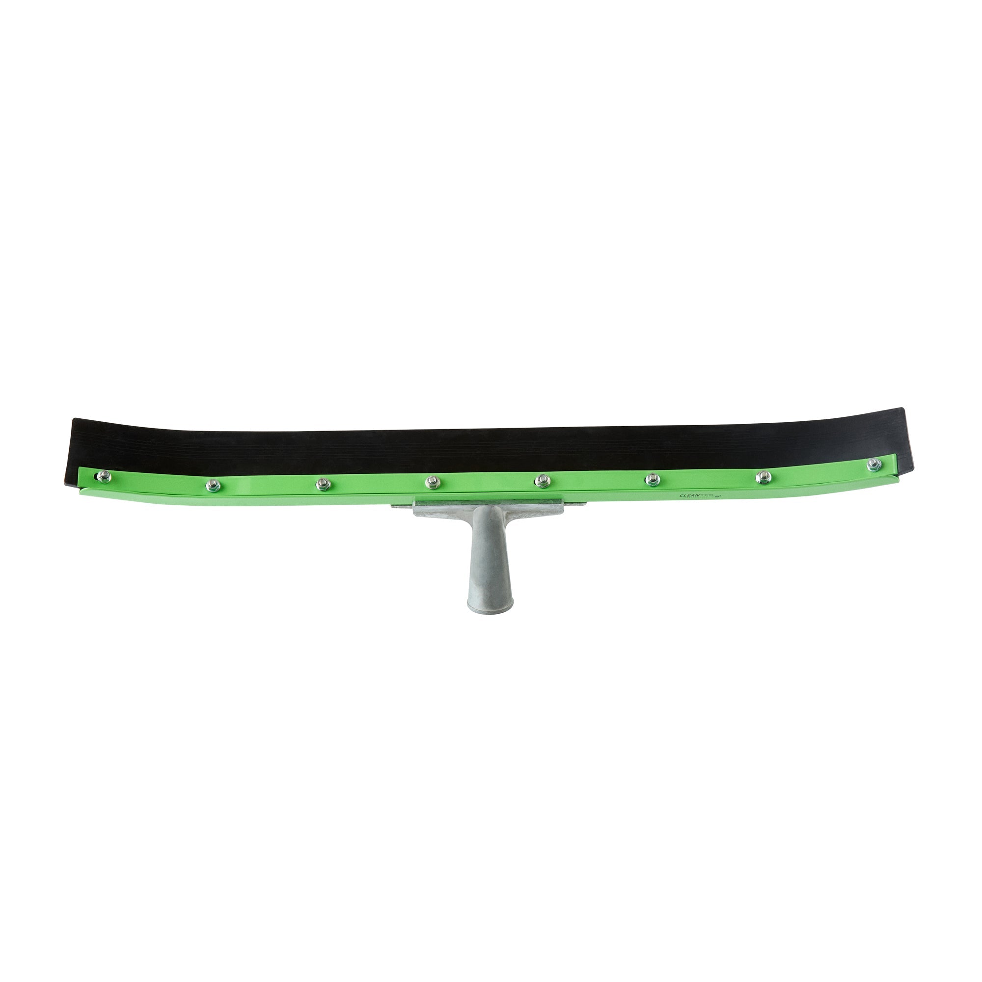 Clean Tek Professional Green Steel Heavy-Duty Floor Squeegee - Curved - 24" - 1 count box