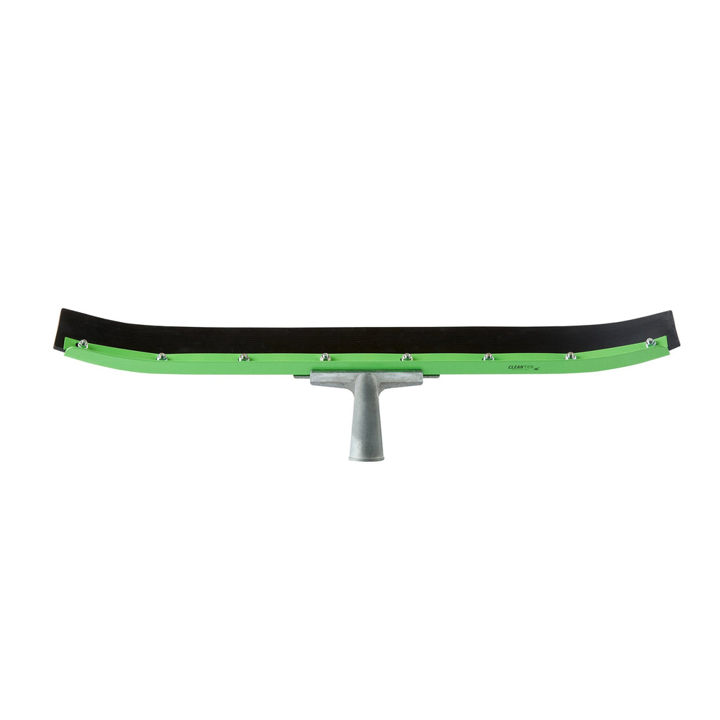 Clean Tek Professional Green Steel Heavy-Duty Floor Squeegee - Curved - 24" - 1 count box