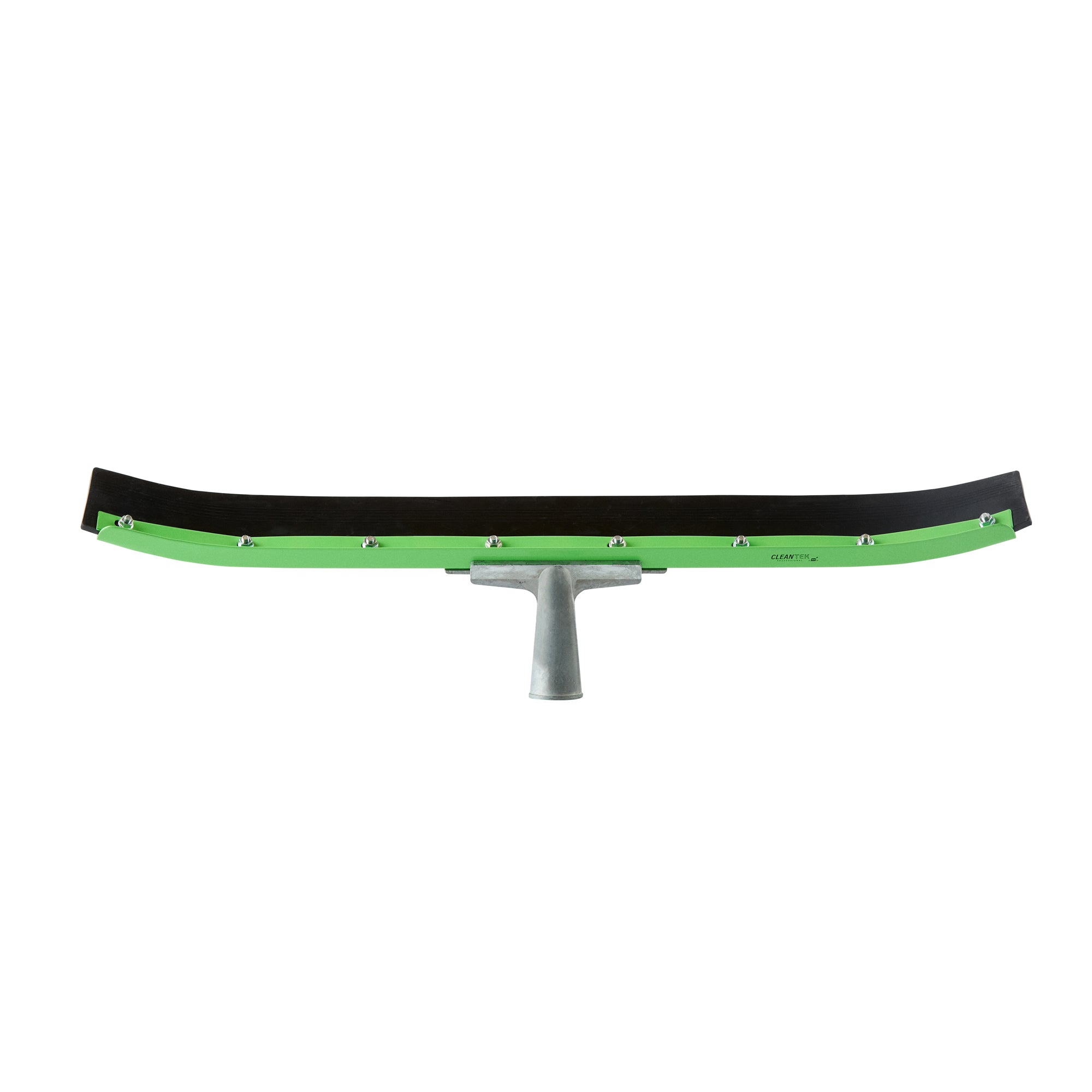 Clean Tek Professional Green Steel Heavy-Duty Floor Squeegee - Curved - 24" - 1 count box