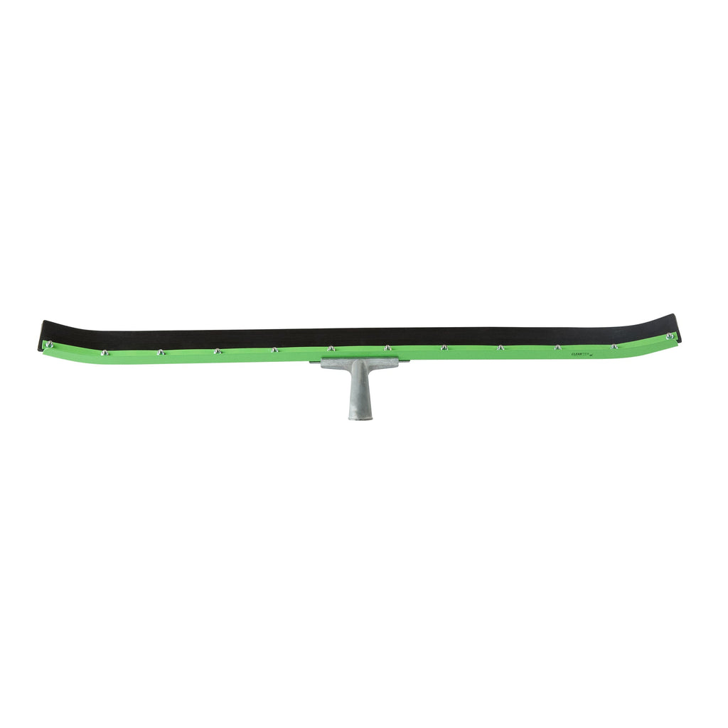 Clean Tek Professional Green Steel Heavy-Duty Floor Squeegee - Curved - 35 3/4" - 1 count box