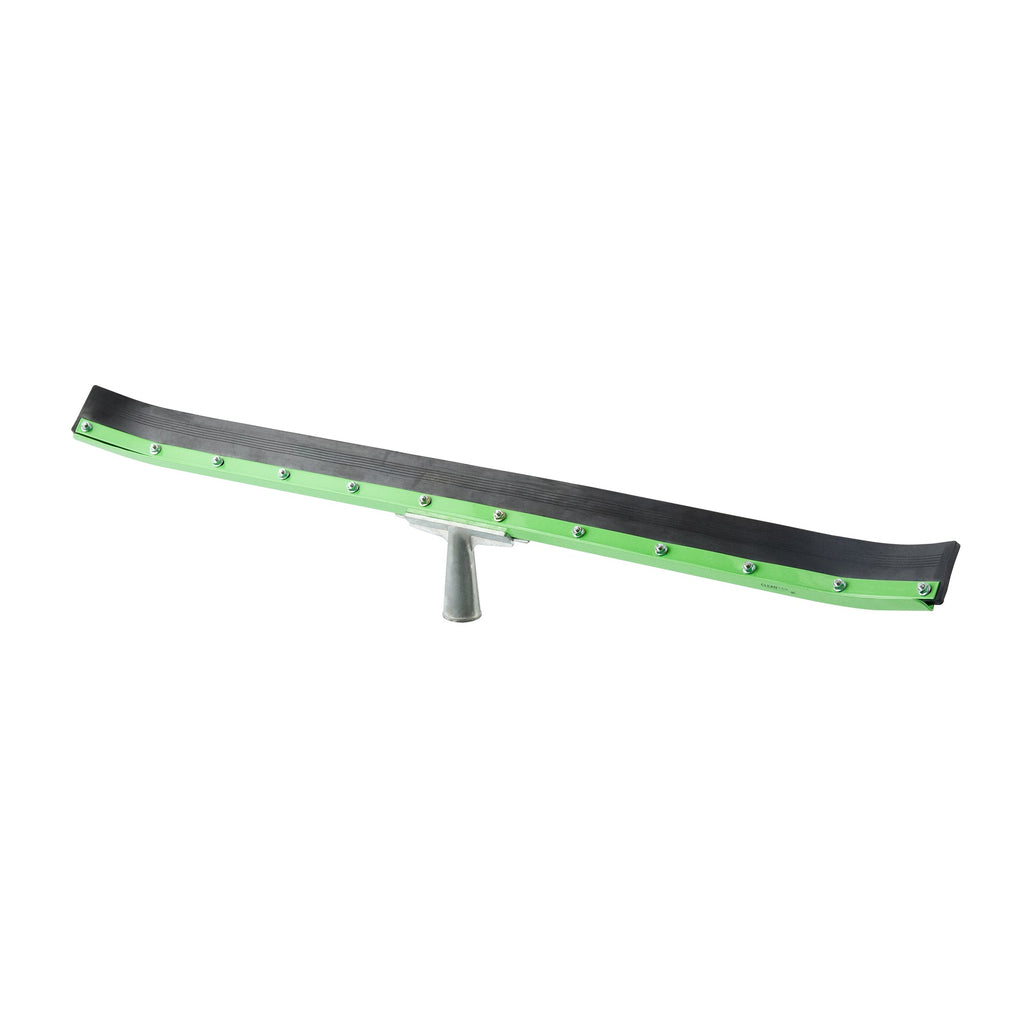 Clean Tek Professional Green Steel Heavy-Duty Floor Squeegee - Curved - 35 3/4" - 1 count box