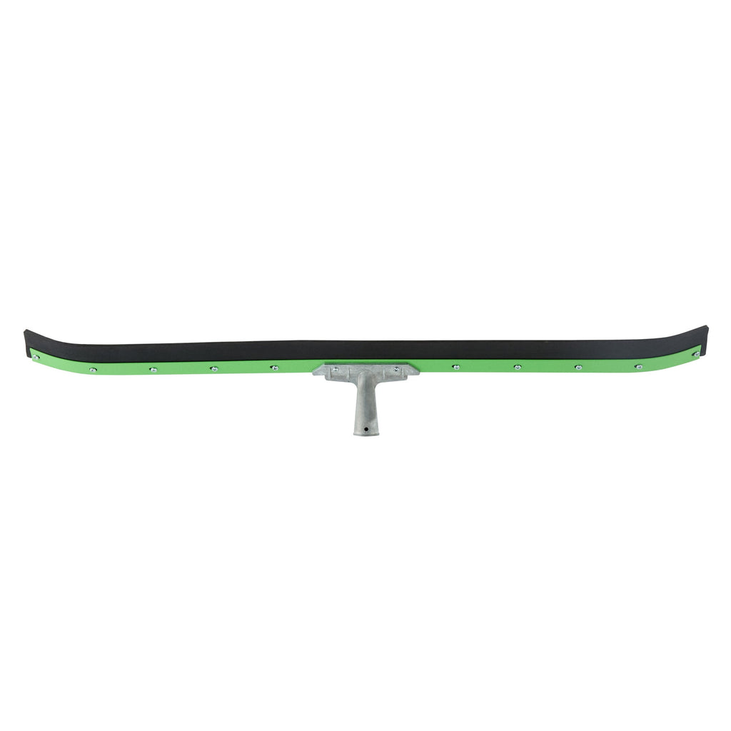 Clean Tek Professional Green Steel Heavy-Duty Floor Squeegee - Curved - 35 3/4" - 1 count box