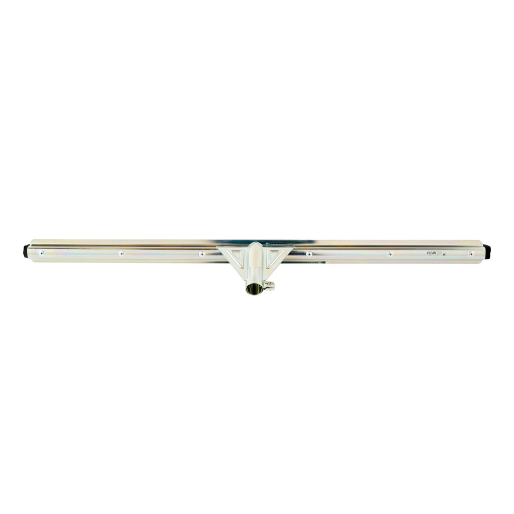 Clean Tek Professional Steel Heavy-Duty Floor Squeegee - Double Rubber - 30" - 1 count box