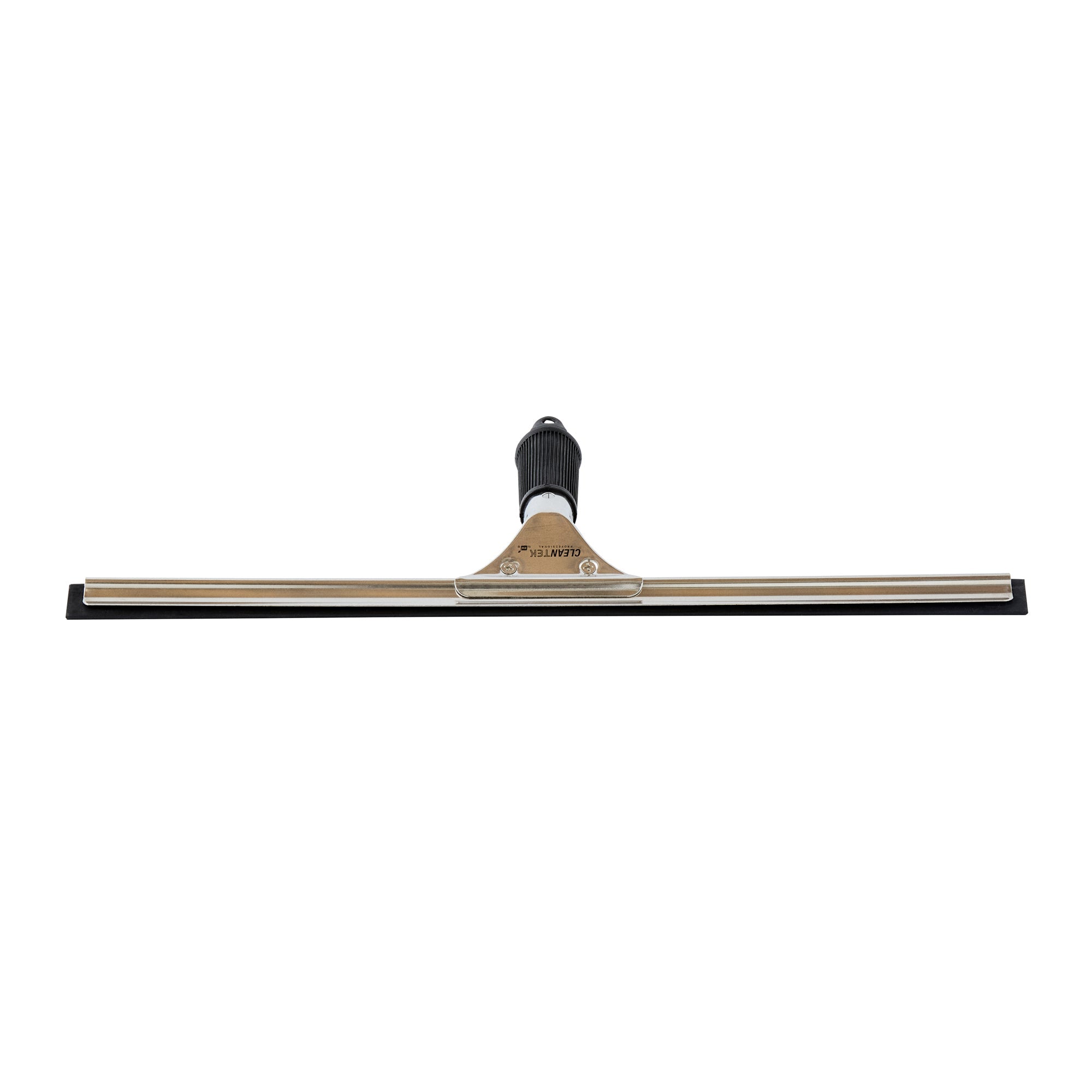 Clean Tek Professional Stainless Steel Window Squeegee - with Black Rubber Grip - 17 3/4" - 1 count box
