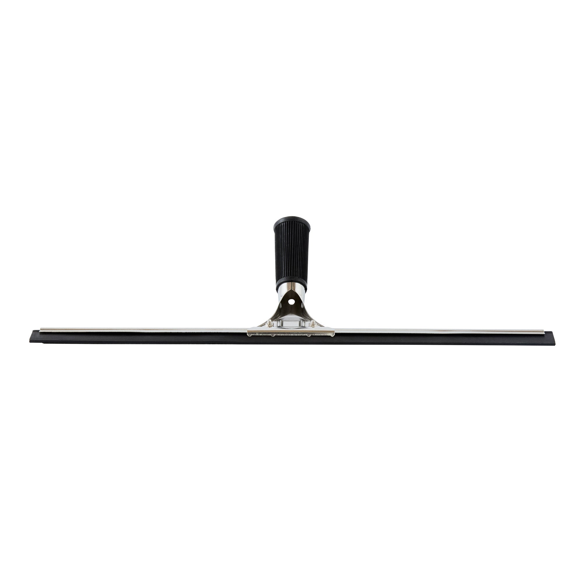 Clean Tek Professional Stainless Steel Window Squeegee - with Black Rubber Grip - 17 3/4" - 1 count box