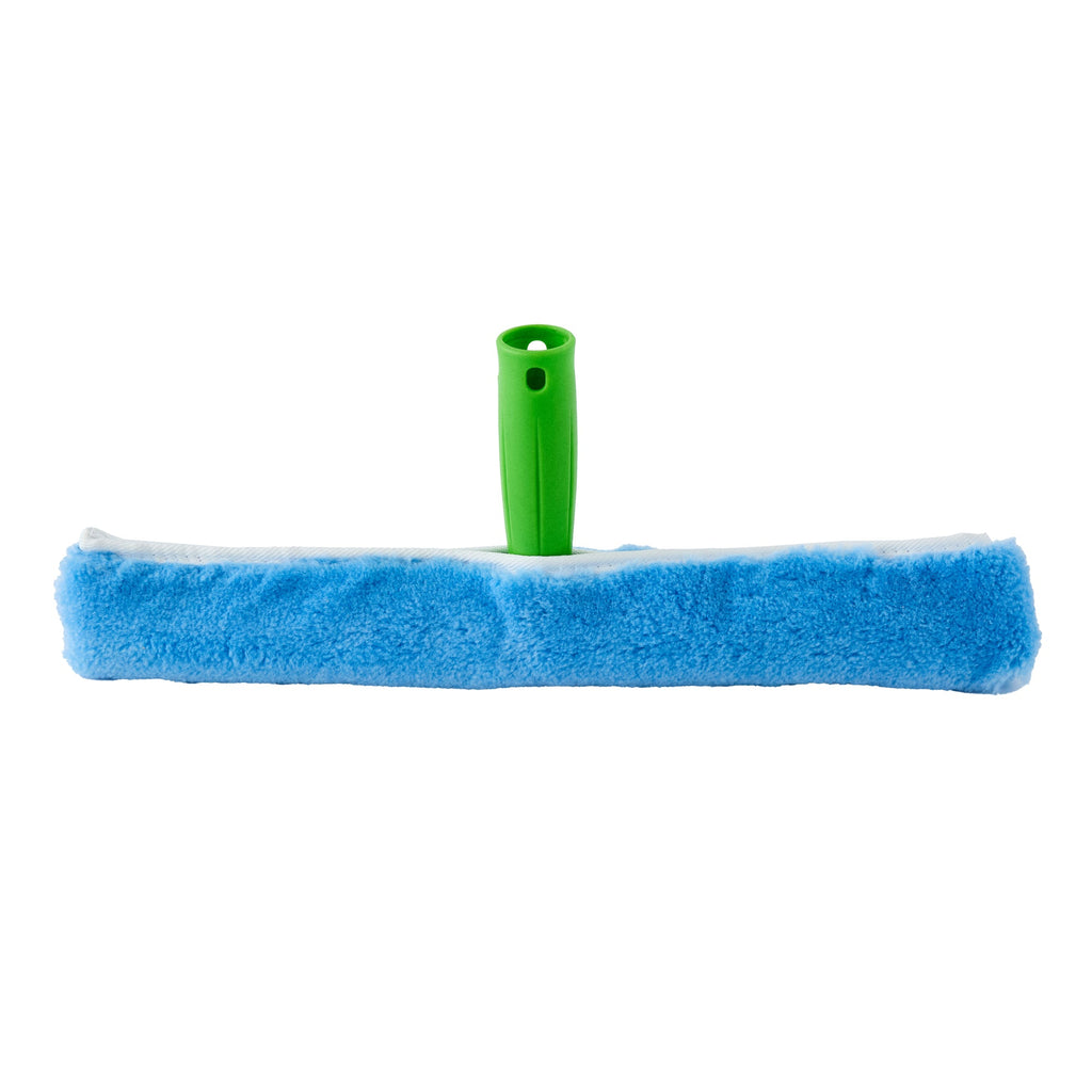 Clean Tek Professional Blue Synthetic Window Strip Washer Sleeve - with T-Bar Handle - 15" - 1 count box
