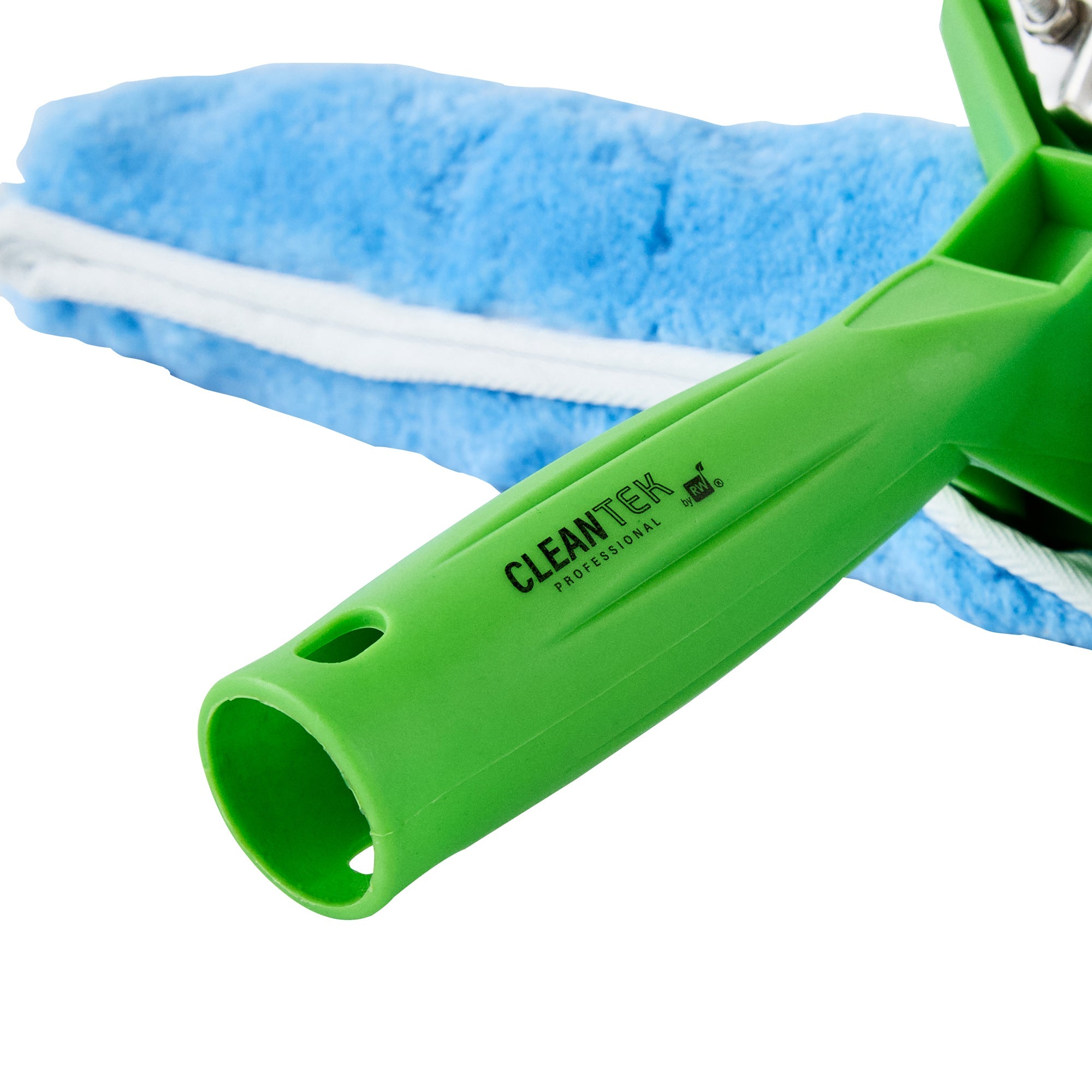 Clean Tek Professional Blue Synthetic Window Squeegee - with Strip Washer Sleeve, T-Bar Handle - 15" - 1 count box