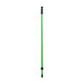 Clean Tek Professional Green Steel 2-Section Telescopic Handle - for Window Strip Washer and Floor Squeegee, Threaded -29 1/2" - 1 count box