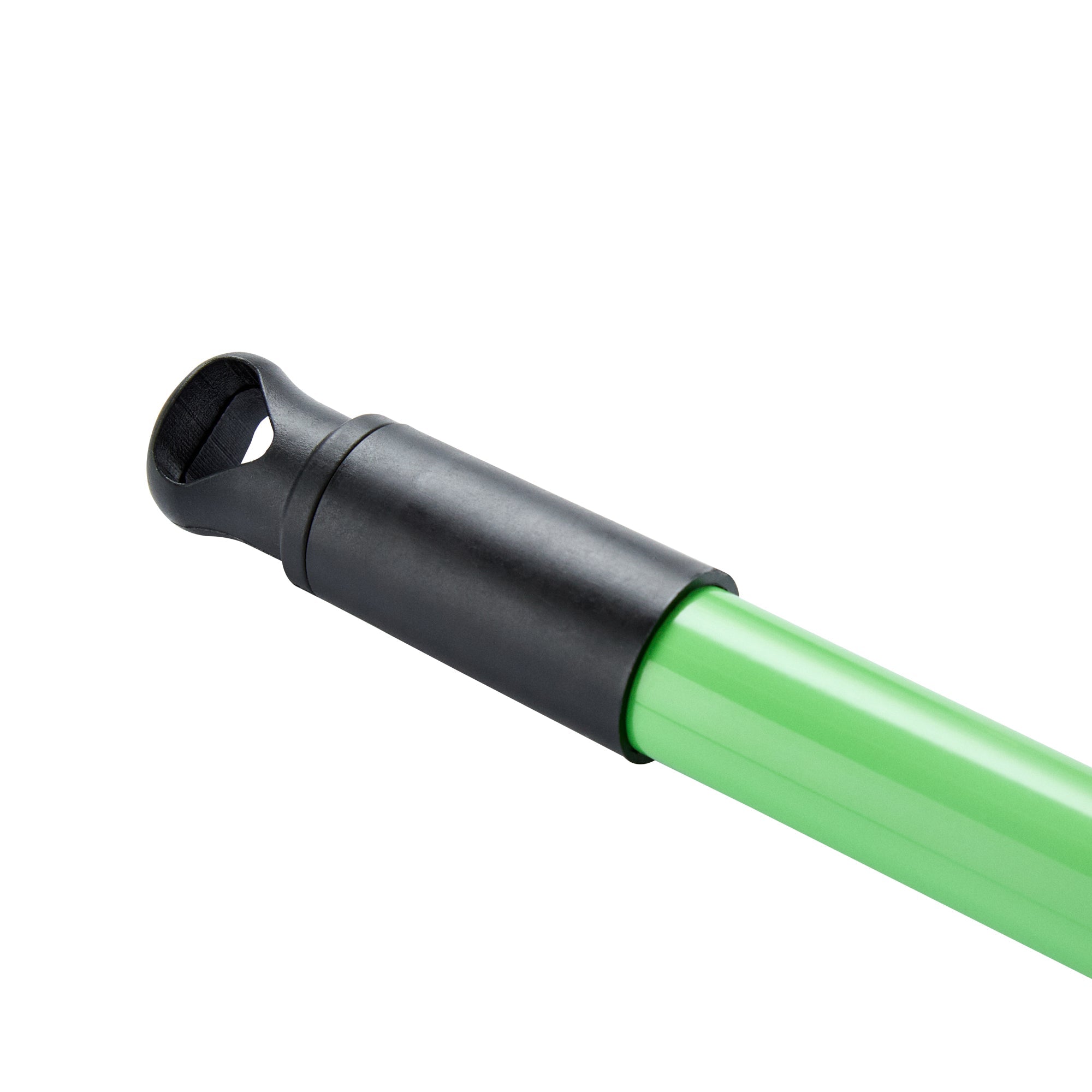 Clean Tek Professional Green Steel 2-Section Telescopic Handle - for Window Strip Washer and Floor Squeegee, Threaded -29 1/2" - 1 count box