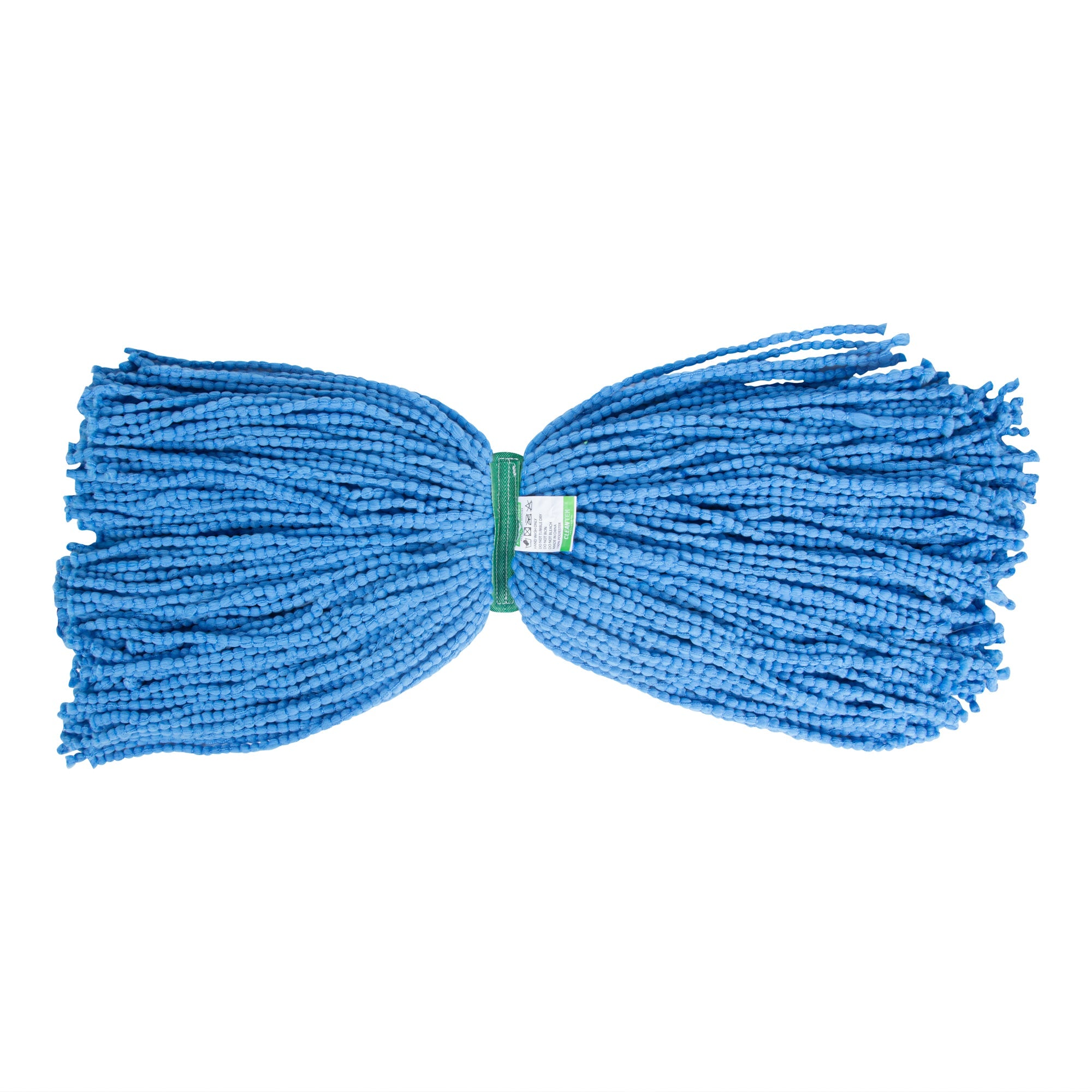 Clean Tek Professional 24 oz Blue Microfiber Wet Mop Head - with 1 1/4" Headband - 1 count box