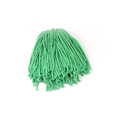 Clean Tek Professional 24 oz Green Microfiber Wet Mop Head - with 1 1/4" Headband - 1 count box