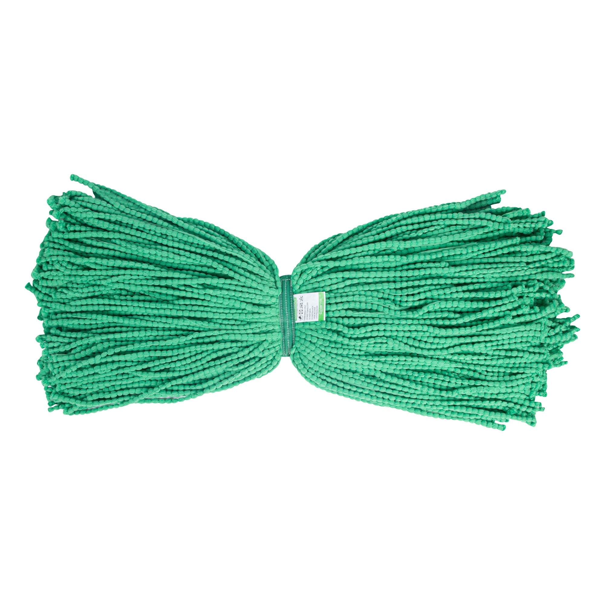 Clean Tek Professional 24 oz Green Microfiber Wet Mop Head - with 1 1/4" Headband - 1 count box