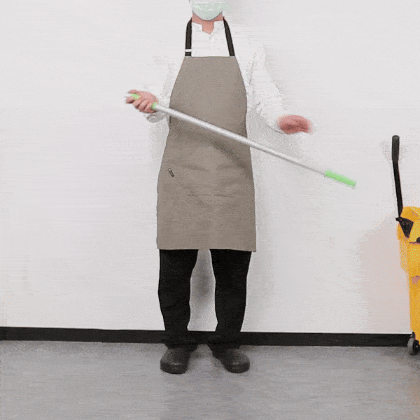 Clean Tek Professional Green Aluminum Telescopic Mop Handle - 60" - 1 count box