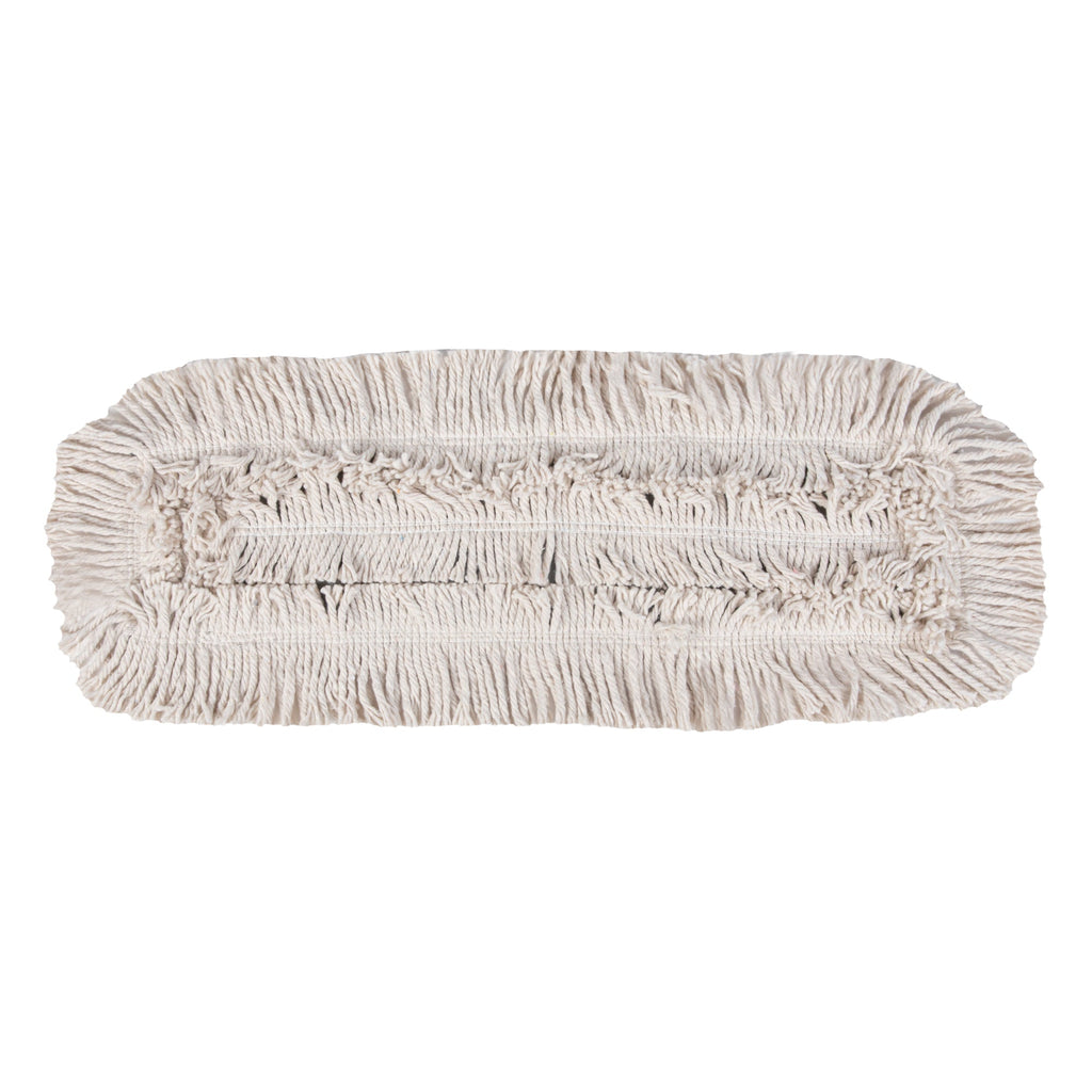 Clean Tek Professional Cotton Dry Dust Mop Head - 24" x 5" - 1 count box