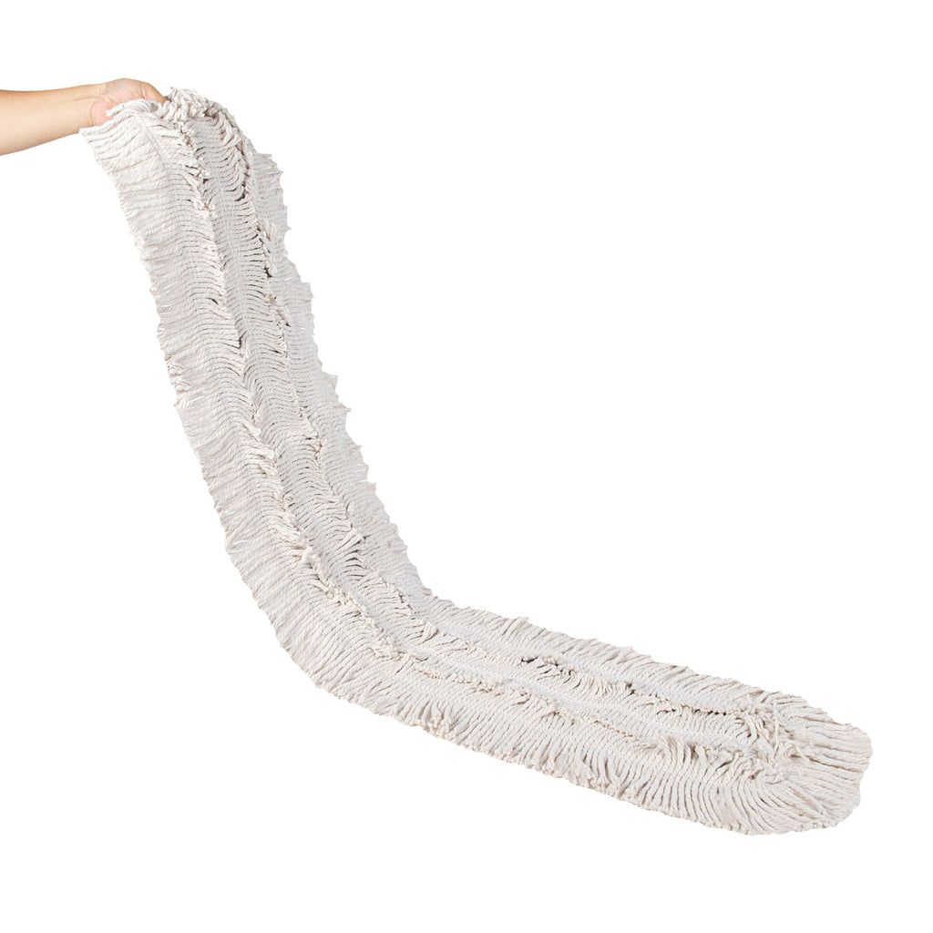 Clean Tek Professional Cotton Dry Dust Mop Head - 48" x 5" - 1 count box