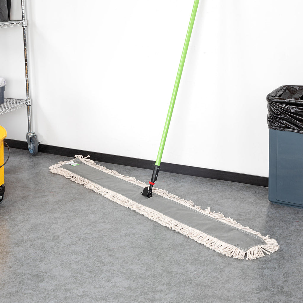 Clean Tek Professional Cotton Dry Dust Mop Head - 59 3/4" x 5" - 1 count box