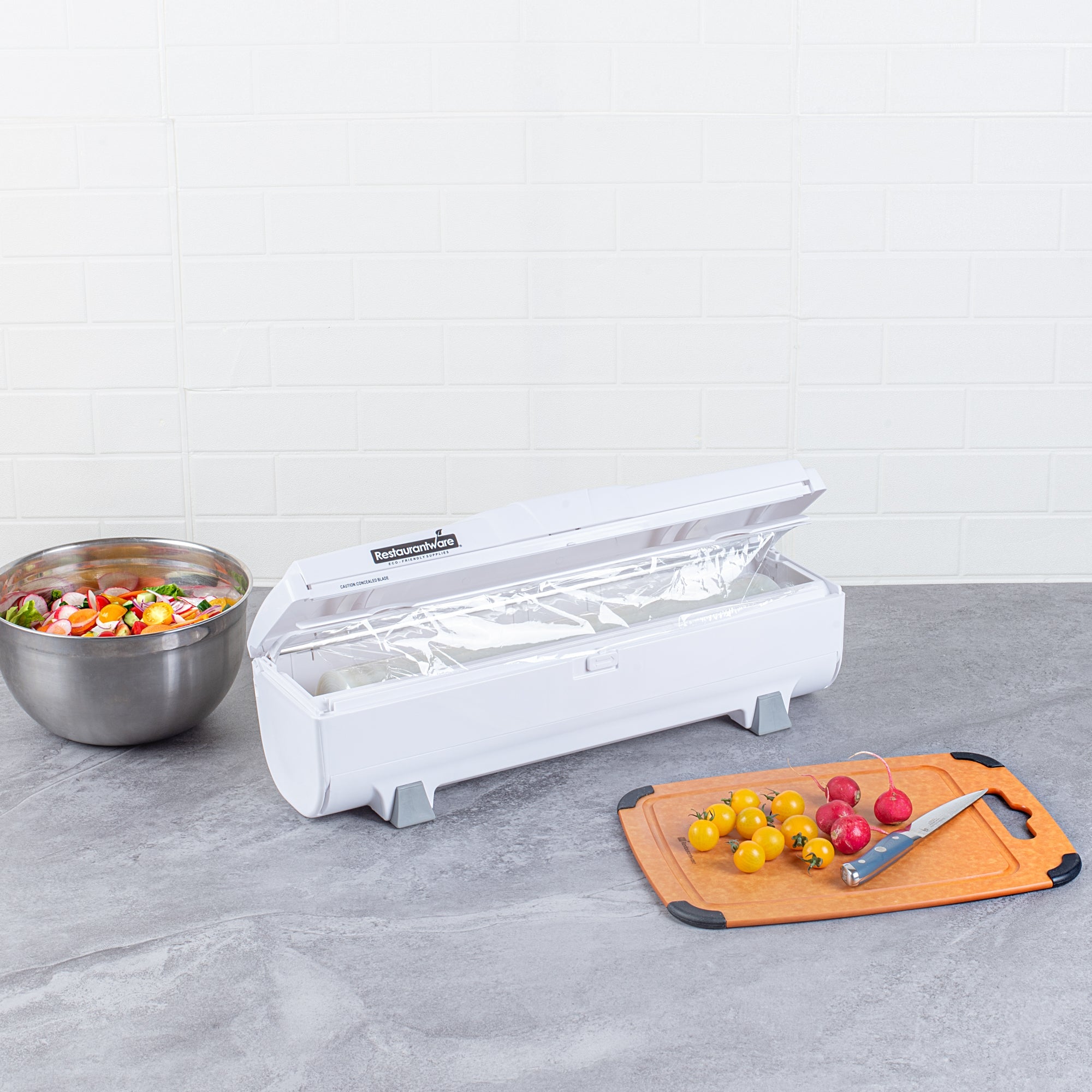 Chef 101 Film and Foil Dispenser / Cutter - Fits 12" - 18" x 2000' Roll - 1 count box