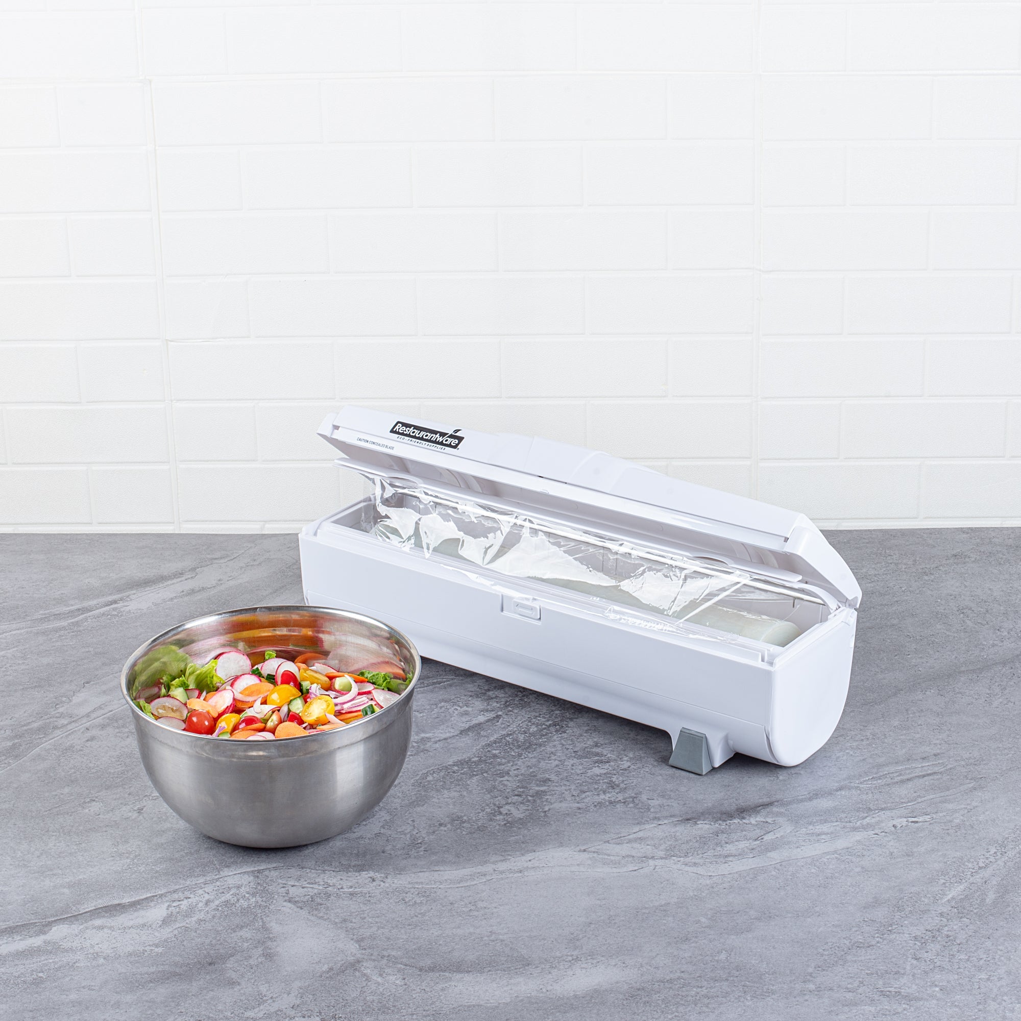 Chef 101 Film and Foil Dispenser / Cutter - Fits 12" - 18" x 2000' Roll - 1 count box