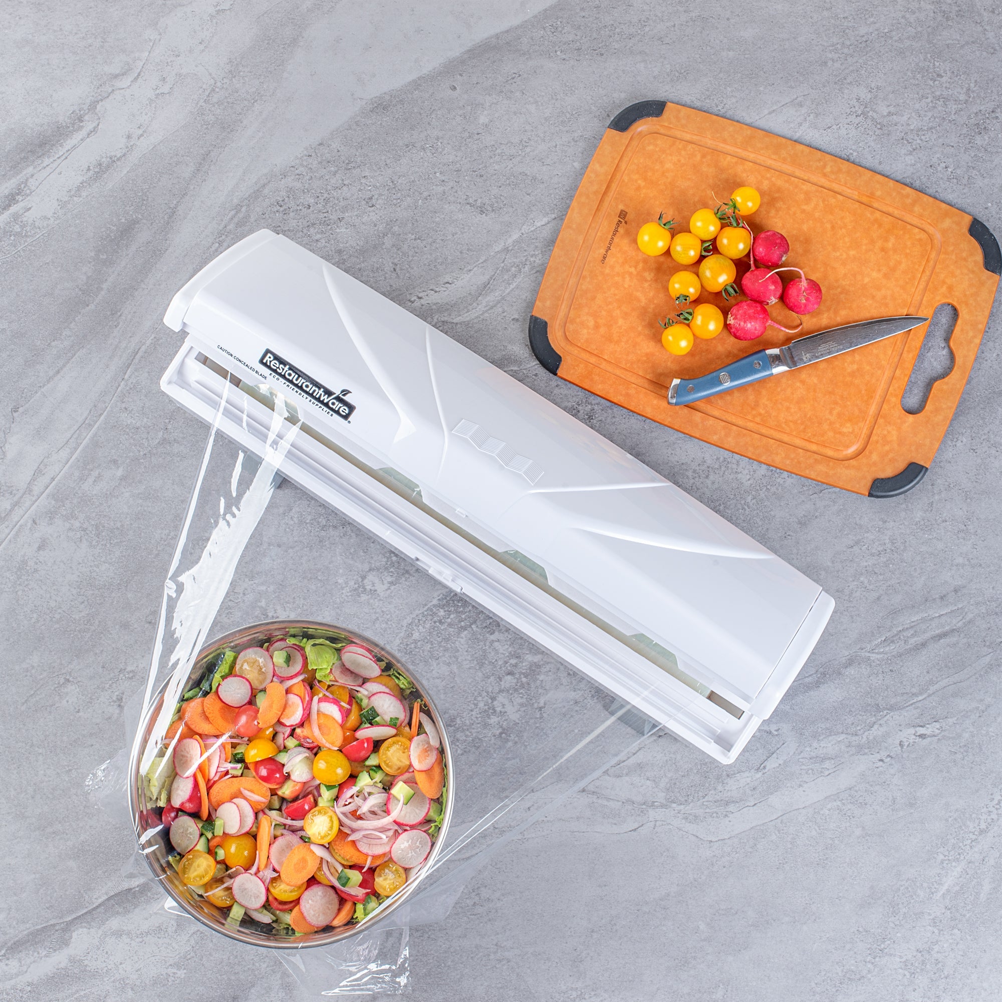 Chef 101 Film and Foil Dispenser / Cutter - Fits 12" - 18" x 2000' Roll - 1 count box