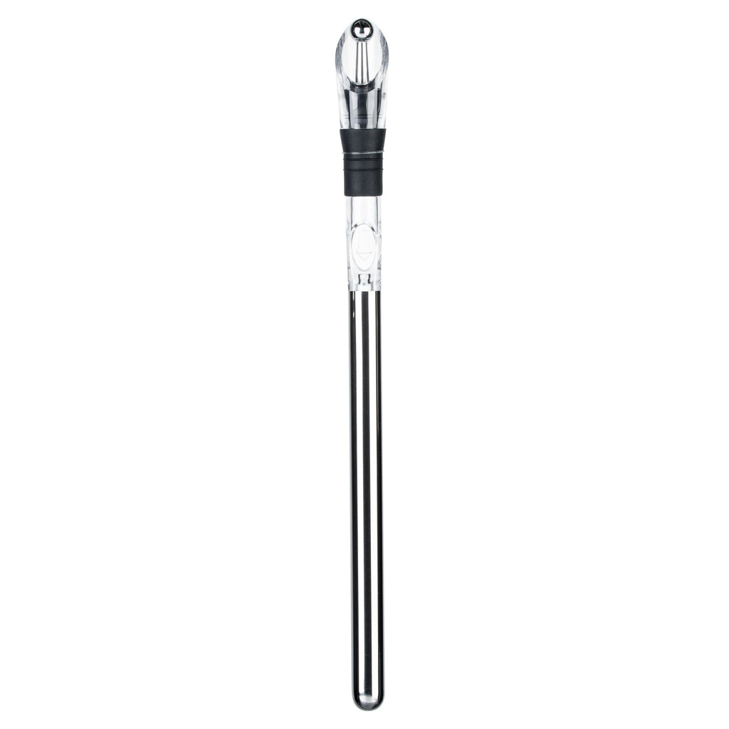 Bar Lux Stainless Steel Wine Chiller Stick / Pourer - with Aerator and Stopper - 12 3/4" - 1 count box