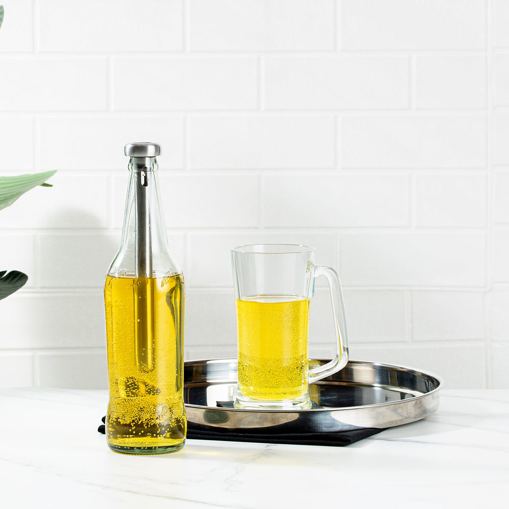 Bar Lux Stainless Steel 2-Piece Beer Chiller Stick Set - 8 1/4" - 1 count box