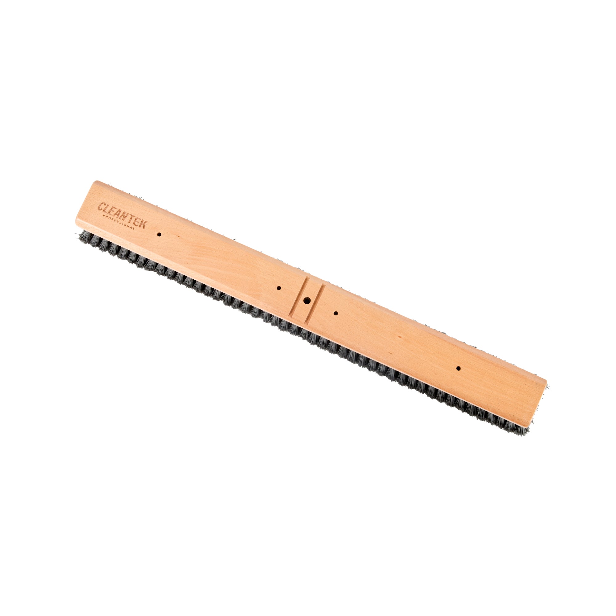 Clean Tek Professional 24" Hardwood Contractor / Push Broom Head - with Fine Flagged Bristles - 1 count box