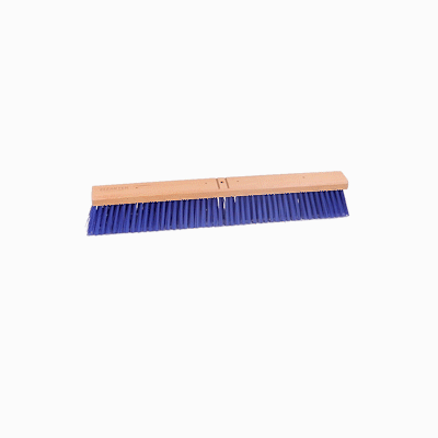 Clean Tek Professional 24" Hardwood Contractor / Push Broom Head - with Heavy Flagged Bristles - 1 count box