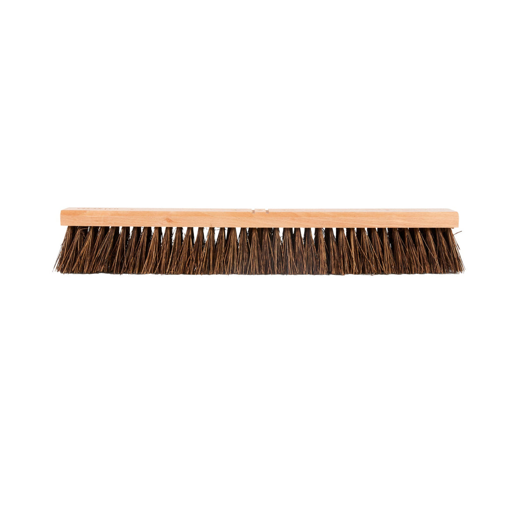 Clean Tek Professional 24" Hardwood Garage / Push Broom Head - with Palmyra Unflagged Bristles - 1 count box