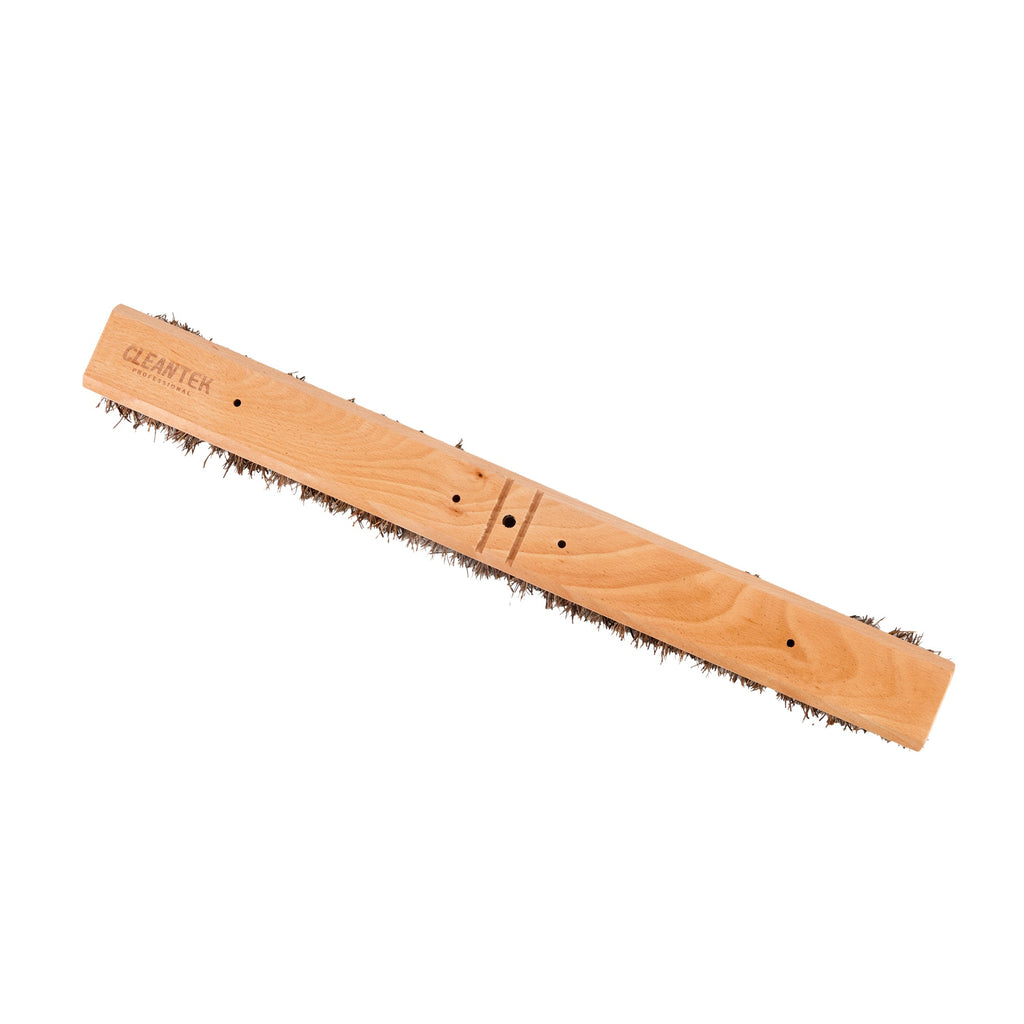 Clean Tek Professional 24" Hardwood Garage / Push Broom Head - with Palmyra Unflagged Bristles - 1 count box