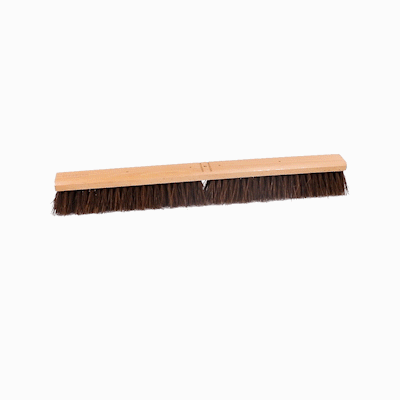 Clean Tek Professional 30" Hardwood Garage / Push Broom Head - with Palmyra Unflagged Bristles - 1 count box