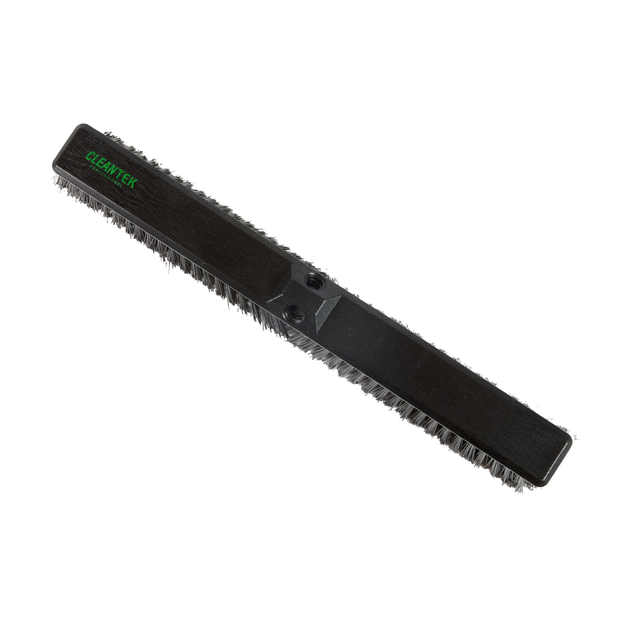 Clean Tek Professional 23 1/2" Black Plastic Push Broom Head - with Heavy Unflagged Bristles - 1 count box